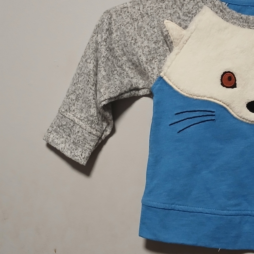 Genuine kids by Oshkosh boys long sleeve Pullover Shirt.  NWT. Size 12 months - Picture 6 of 16